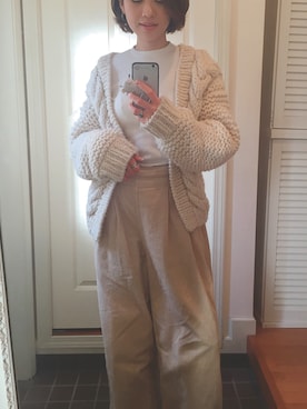 「Darkvictory（ダークビクトリー）のアイテム」を使った、まるぴさん（レディース・165cm）の冬コーディネート