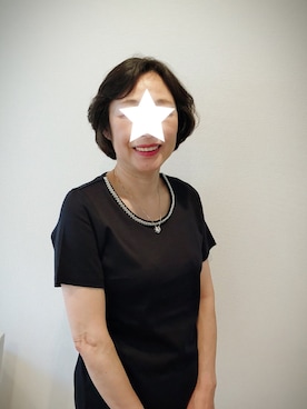 「FREDY&GLOSTER（フレディアンドグロスター）のアイテム（Tシャツ/カットソー）」を使った、まるぴさん（レディース・165cm）の夏コーディネート