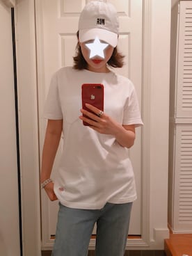 「PHILIPPE AUDIBERT（フィリップ オーディベール）の【WEB限定】PHILIPPE AUDIBERT ワイドチェーンブレスレット / gourmette（ブレスレット）」を使った、まるぴさん（レディース・165cm）の夏コーディネート