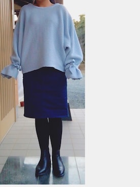 「リエディ(Re:EDIT)」｜ゆうぱんださん（レディース・154cm）の冬コーディネート