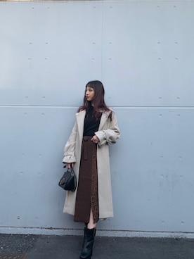 立崎 彩香さん（レディース・158cm）の秋コーディネート
