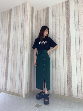 立崎 彩香さん(レディース・158cm)の夏コーディネート