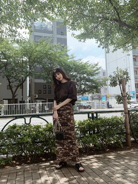 立崎 彩香さん(レディース・158cm)の夏コーディネート