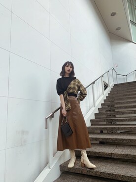 立崎 彩香さん(レディース・158cm)の夏コーディネート