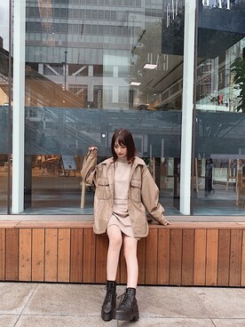 立崎 彩香さん（レディース・158cm）の秋コーディネート