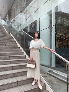 立崎 彩香さん（レディース・158cm）の春コーディネート