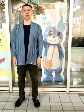 「アイテム（その他トップス）」を使った、apoohさん（メンズ・170cm・50代）の春コーディネート