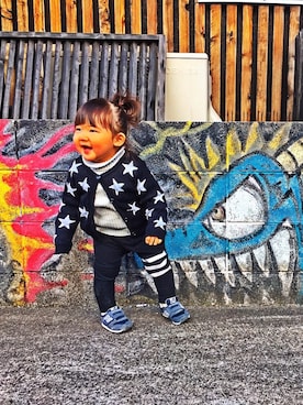 yunoさん（キッズ・80cm）の春コーディネート