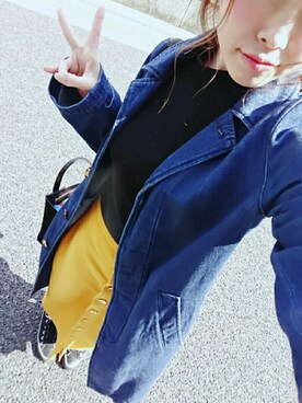 「MOUSSY（マウジー）のアイテム（ジャケット/アウター）」を使った、Nikinikiさん（キッズ・80cm）の春コーディネート