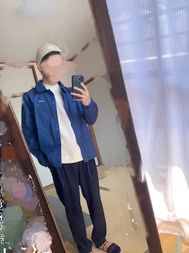「patagonia」｜「アイテム（スラックス）」を使った、bokuさん（メンズ・160cm）の春コーディネート