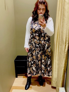 Satsuki❤︎❤︎さん(レディース・159cm)の秋コーディネート