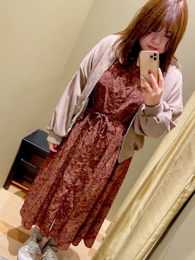 「Green　Parks（グリーンパークス）のアイテム（ブルゾン）」を使った、Satsuki❤︎❤︎さん（レディース・159cm）の秋コーディネート