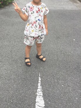 n*さん(キッズ・100cm)の夏コーディネート