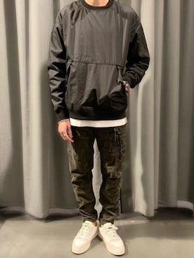 「G-STAR RAW（ジースターロゥ）のアイテム（スウェット）」を使った、G-Star RAWさん（メンズ・175cm）の秋コーディネート