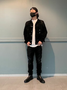「G-STAR RAW（ジースターロゥ）のアイテム（デニムジャケット）」を使った、G-Star RAWさん（メンズ・169cm）の秋コーディネート