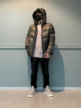 「G-STAR RAW（ジースターロゥ）のアイテム（ダウンジャケット/コート）」を使った、G-Star RAWさん（メンズ・169cm）の秋コーディネート