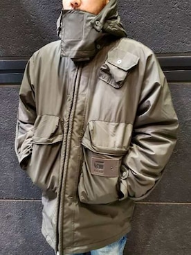 「G-STAR RAW（ジースターロゥ）のアイテム（ミリタリージャケット）」を使った、G-Star RAWさん（メンズ・170cm）の秋コーディネート