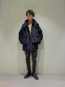 「G-STAR RAW（ジースターロゥ）のアイテム（スウェット）」を使った、G-Star RAWさん（メンズ・180cm）の秋コーディネート