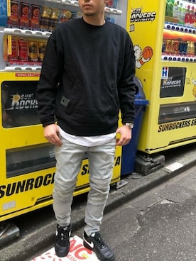 「G-STAR RAW（ジースターロゥ）のアイテム（スウェット）」を使った、G-Star RAWさん（メンズ・175cm）の冬コーディネート