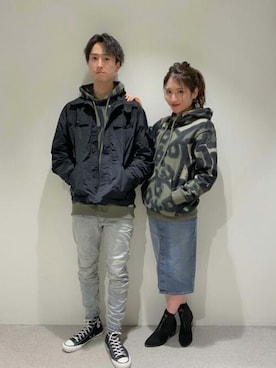 「G-STAR RAW（ジースターロゥ）のアイテム（ナイロンジャケット）」を使った、G-Star RAWさん（メンズ・180cm）の春コーディネート
