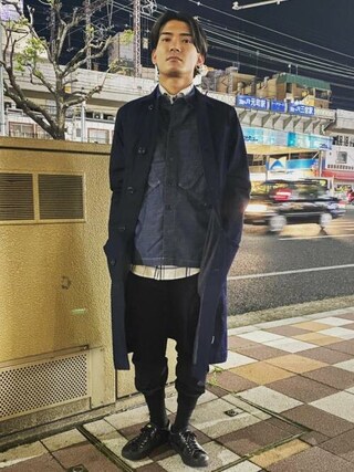 G Star Raw ジースターロゥ の Correct Line Delta Coat Worker Wool Twill ステンカラーコート Wear