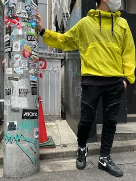 「G-STAR RAW（ジースターロゥ）のアイテム（ナイロンジャケット）」を使った、G-Star RAWさん（メンズ・175cm）の春コーディネート