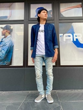 G-Star RAWさん（メンズ・167cm）の夏コーディネート
