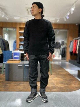 G-STAR RAWのニット/セーターを使った人気ファッションコーディネート