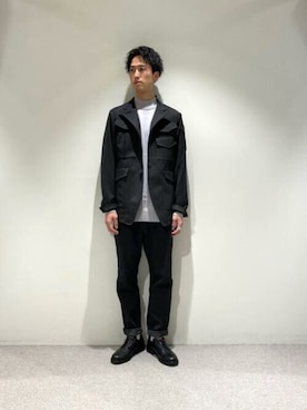 「G-STAR RAW（ジースターロゥ）のアイテム（テーラードジャケット）」を使った、G-Star RAWさん（メンズ・181cm）の秋コーディネート