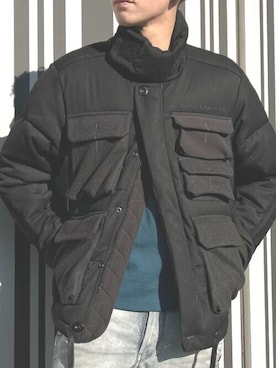 「G-STAR RAW（ジースターロゥ）のアイテム（ダウンジャケット/コート）」を使った、G-Star RAWさん（メンズ・175cm）の秋コーディネート