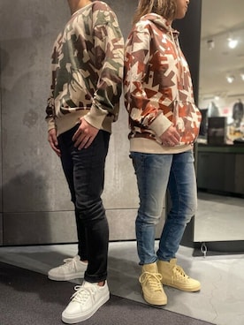 「G-STAR RAW（ジースターロゥ）のアイテム（スウェット）」を使った、G-Star RAWさん（メンズ・167cm）の冬コーディネート