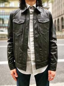 G-STAR RAW ジースター レザージャケット ARC LEATHER XS G-STAR RAW（ジースターロゥ）の「ARC 3D LEATHER JACKET/レザー