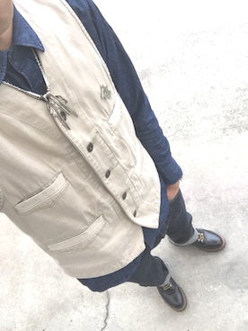 「schott（ショット）のアイテム（その他）」を使った、KAZUKI YAMADAさん（メンズ・178cm）の春コーディネート