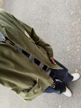 「SCHOTT」｜「アイテム（カバーオール）」を使った、KAZUKI YAMADAさん（メンズ・178cm）の春コーディネート
