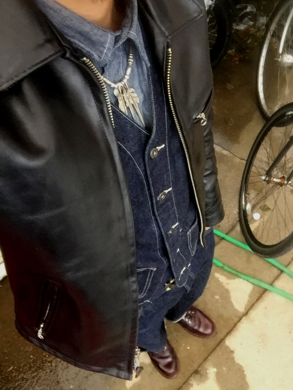 Schott 6103US Horween 34 ショット ホーウィン 黒 Schott/ショット/6103US TRUCKER JACKET Horween Leather/トラッカー