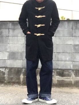 「アイテム（ダッフルコート）」を使った、KAZUKI YAMADAさん（メンズ・178cm）の秋コーディネート