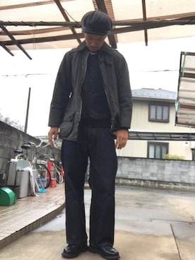 「LARRY SMITH（ラリースミス）のアイテム（リング）」を使った、KAZUKI YAMADAさん（メンズ・178cm）の春コーディネート