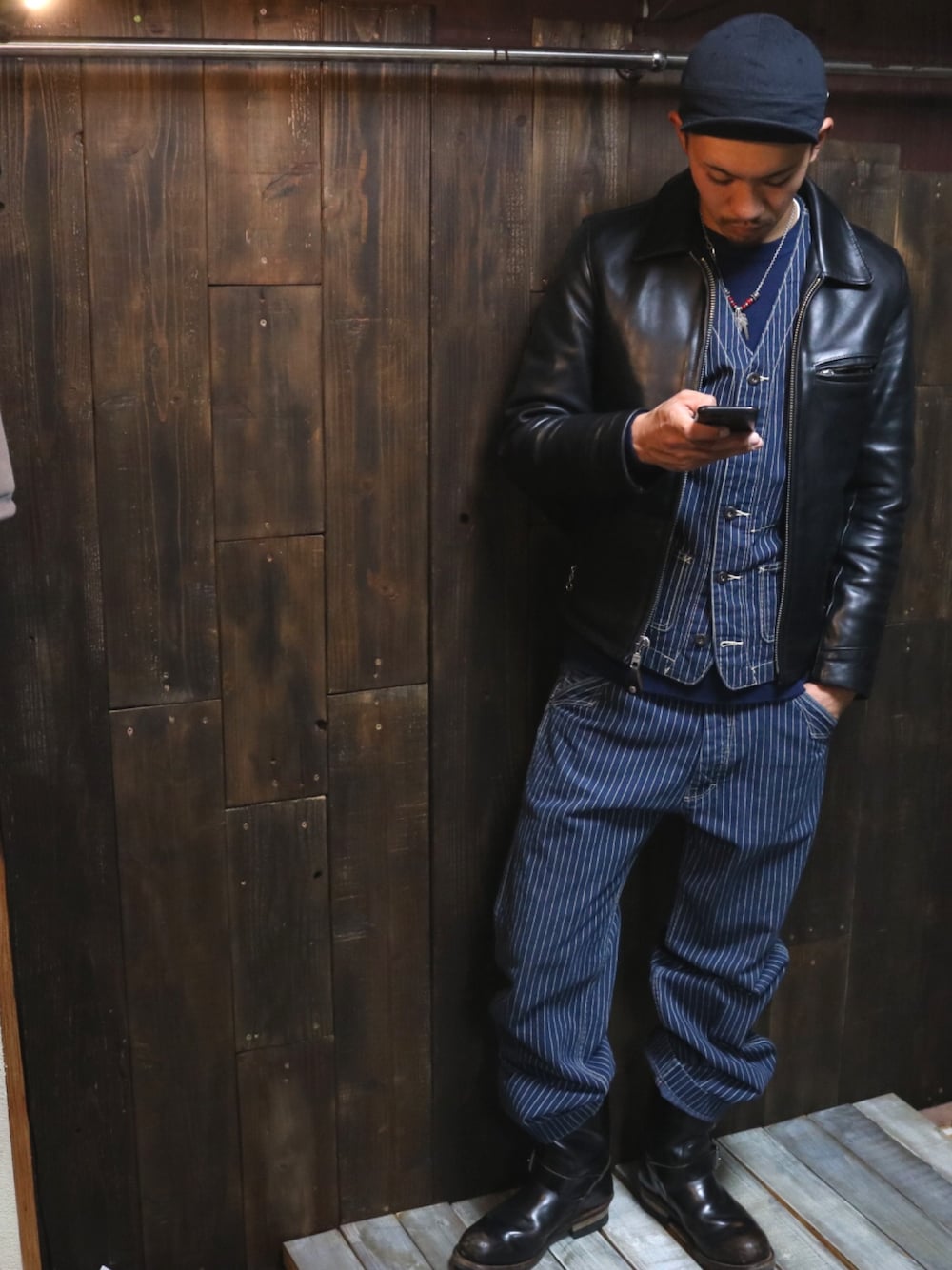 Schott/ショット/6103US TRUCKER JACKET Horween Leather/トラッカー