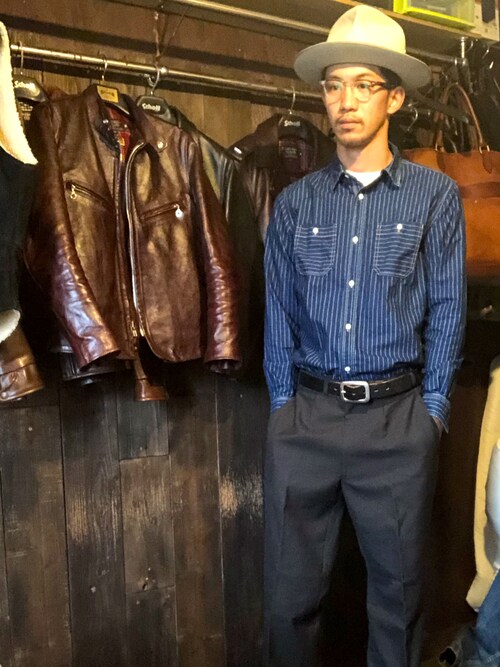 schott（ショット）の「Schott/ショット/WABASHI L/S SHIRT