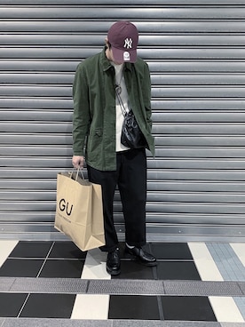 「Paraboot（パラブーツ）の【Paraboot】CHAMBORD　パラブーツ　シャンボード（ドレスシューズ）」を使った、KAZUKI YAMADAさん（メンズ・178cm）の秋コーディネート