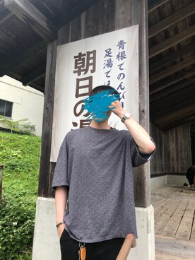 「アイテム（キーケース/キーアクセサリー）」を使った、310さん（メンズ・180cm）の夏コーディネート