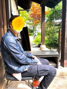 「Pledge（プレッジ）のアイテム」を使った、310さん（メンズ・180cm）の秋コーディネート