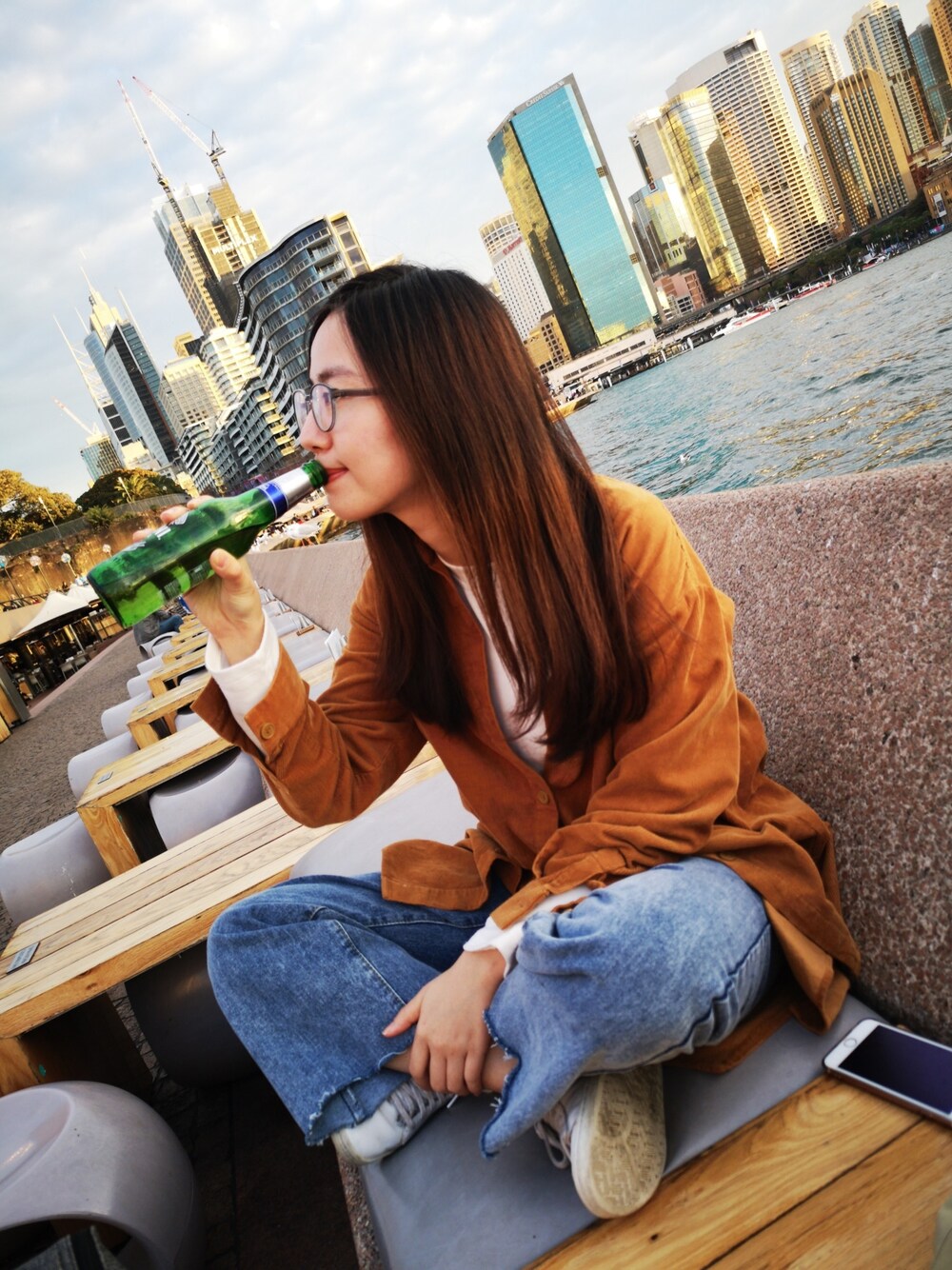 「sydney」｜「H:CONNECTのアイテム（ジャケット/アウター、ブラウン系）」を使った、Chantalさん（レディース・161cm）の冬コーディネートの1枚目の写真