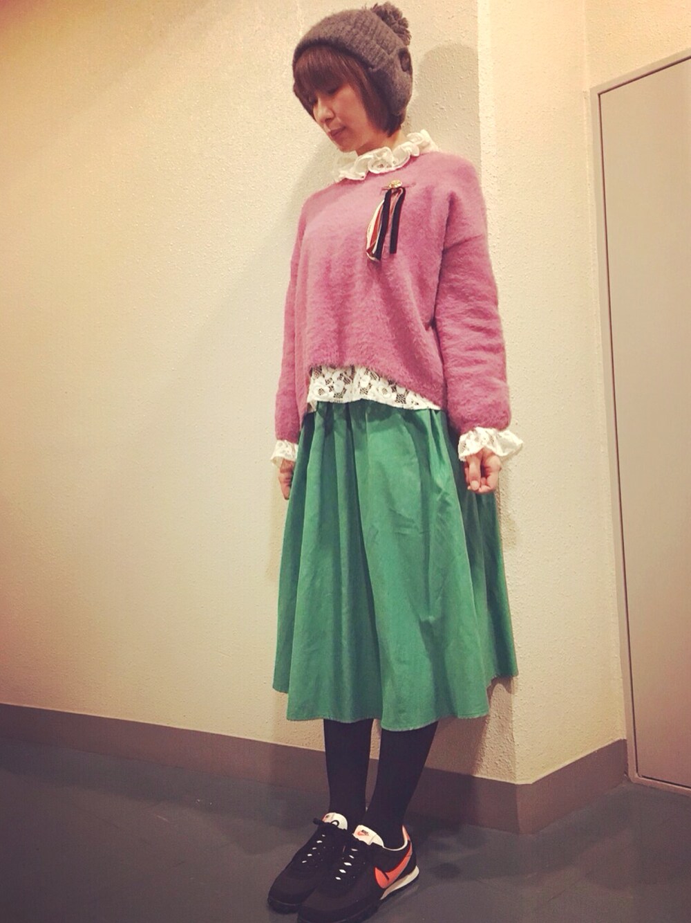 ヴィヴィアンウエストウッド　ニット帽Vivienne Westwood　アシメ ヴィヴィアンウエストウッドニット帽子