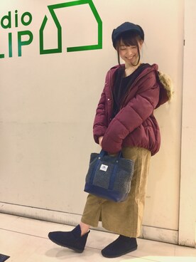 「さむくなってきましたね」｜kayoさん（レディース・153cm）の秋コーディネート