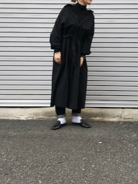 「アイテム（シャツワンピース）」を使った、nappiさん（レディース・158cm・20代）の秋コーディネート