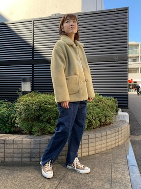 「Factor=（ファクターイコール）のアイテム（ジャケット/アウター）」を使った、Nakamuraさん（レディース・156cm）の秋コーディネート