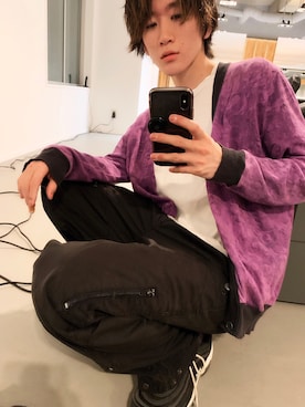 「PHENOMENON（フェノメノン）のアイテム（トップス）」を使った、坂本たかまささん（メンズ・173cm）の春コーディネート