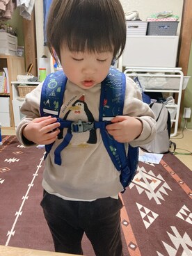 ぺこ米さん（キッズ・80cm）の冬コーディネート