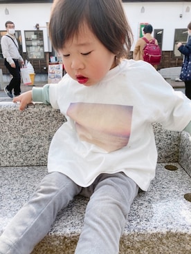 ぺこ米さん（キッズ・80cm）の春コーディネート